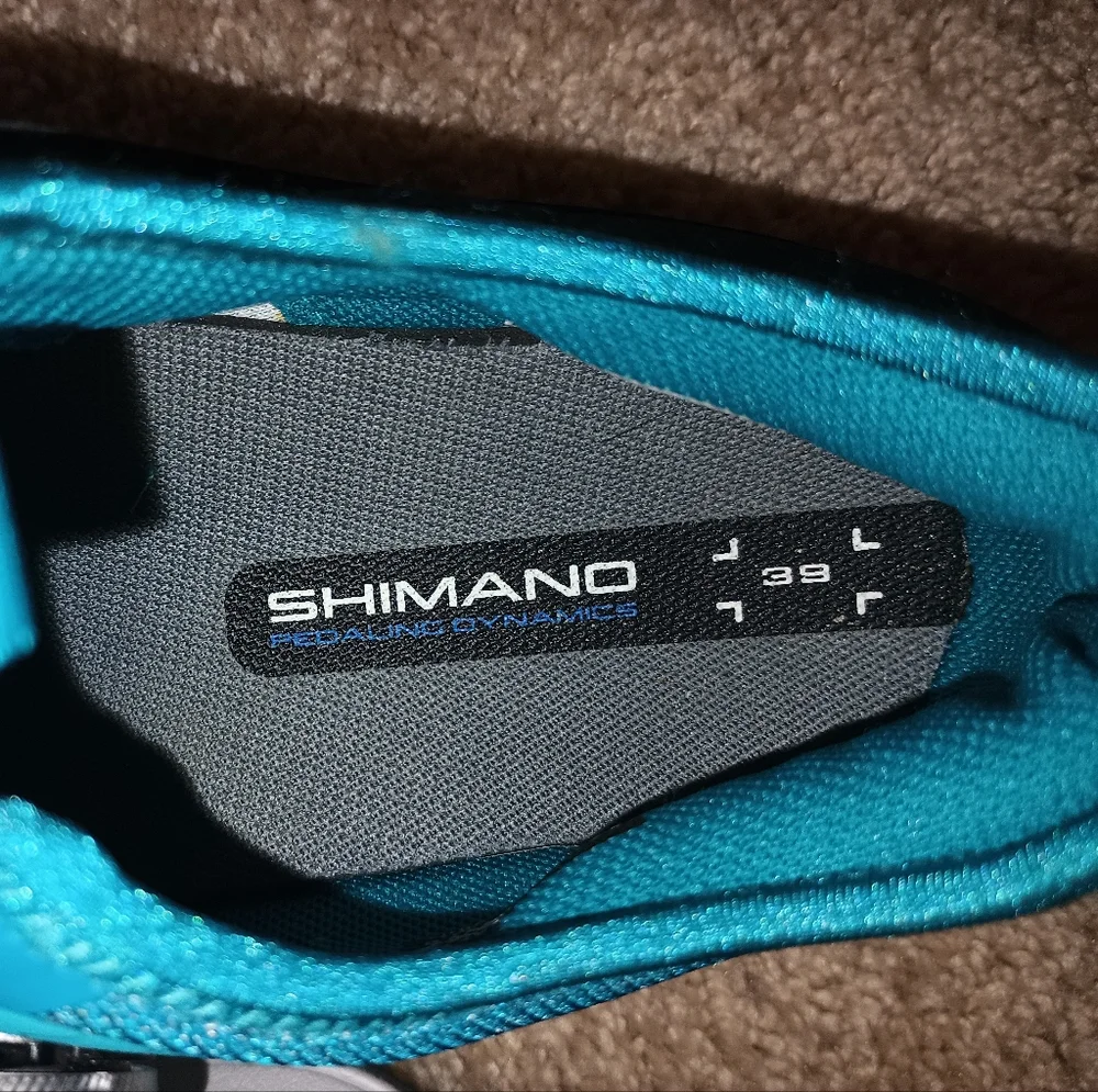 Shimano Teal Cycling Shoes SHIC300W E01 W‎ 7.2US 39EU